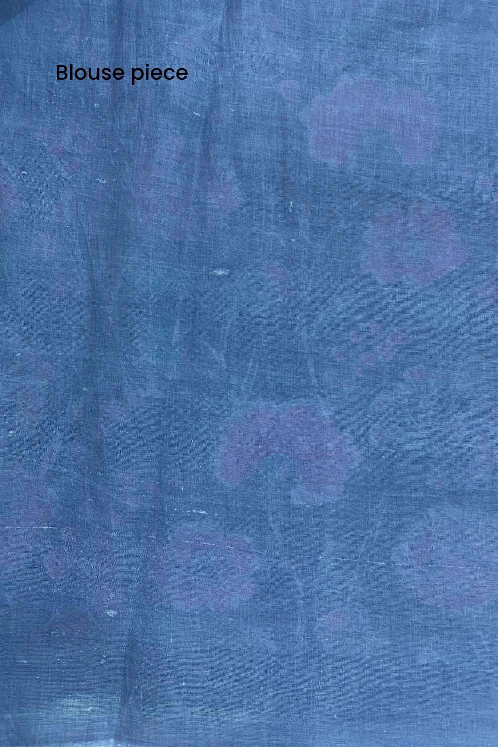 Breeze & Bloom Printed Mulmul Cotton Saree - Image 9