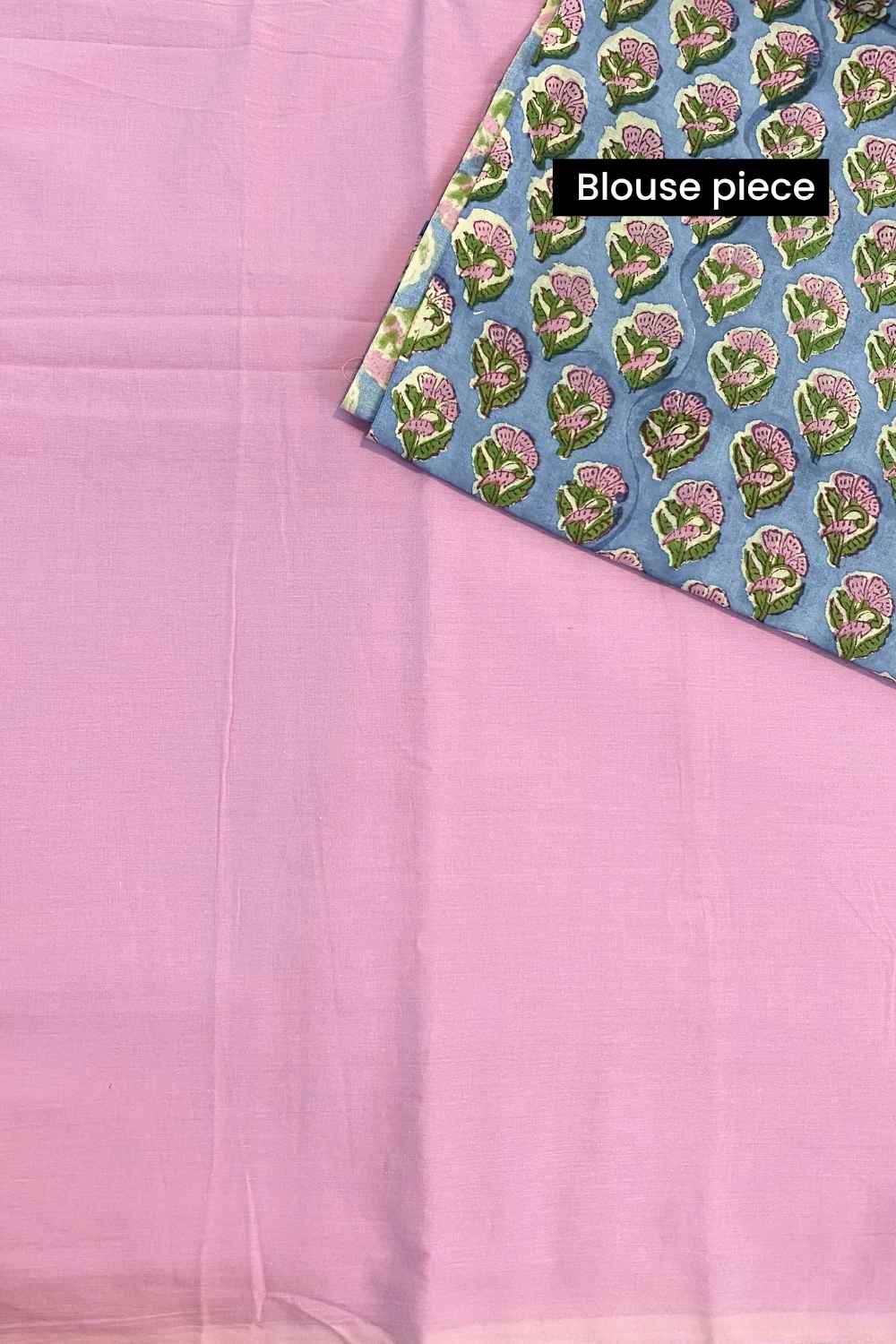 Candyfloss Pink - Mulmul Cotton Saree with Tassels - Image 9
