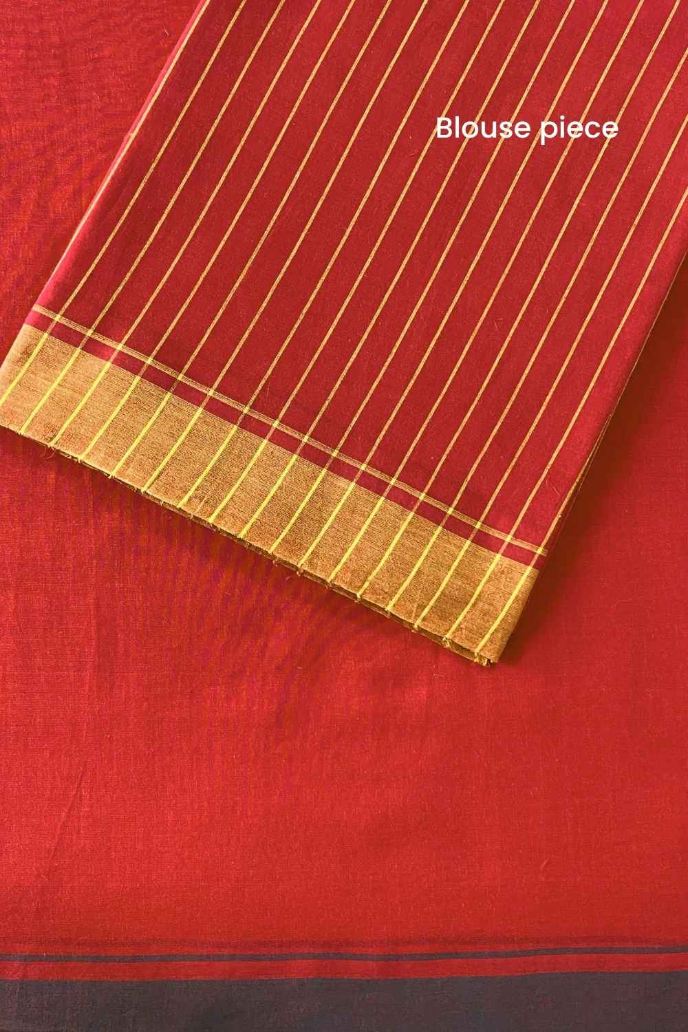 Gulnar - Handwoven Pure Mulmul Cotton Saree - Image 7