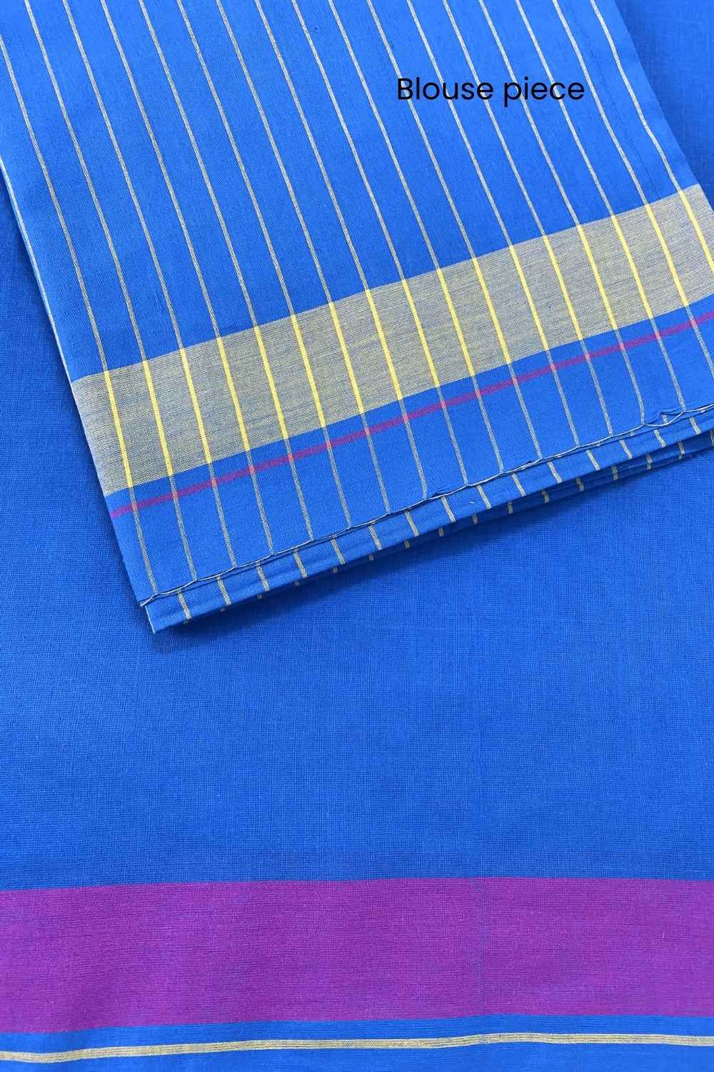 Rangrez - Handwoven Pure Mulmul Cotton Saree - Image 8
