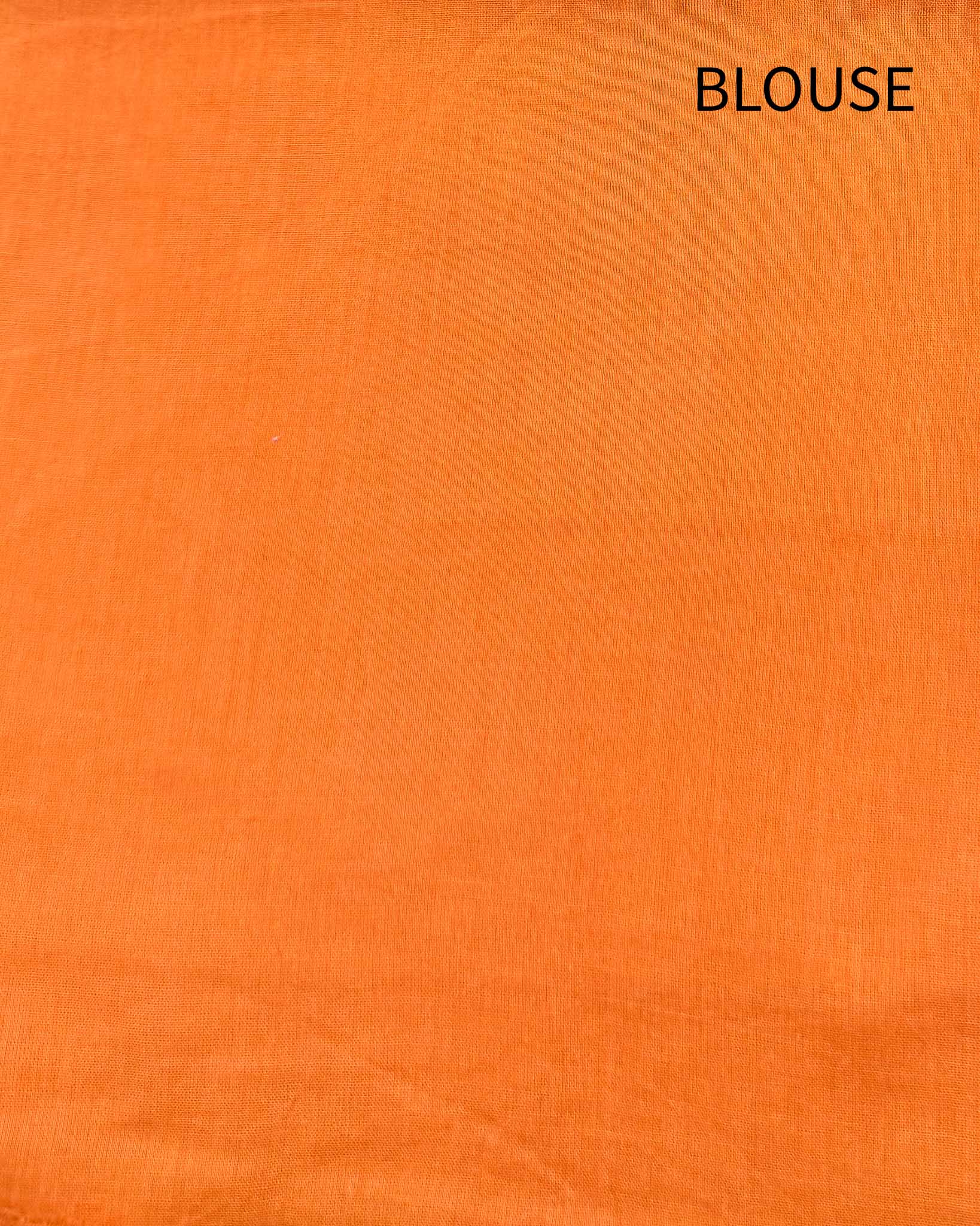 Sherbet Chic - Hand Dyed Mulmul Cotton Saree - Image 9