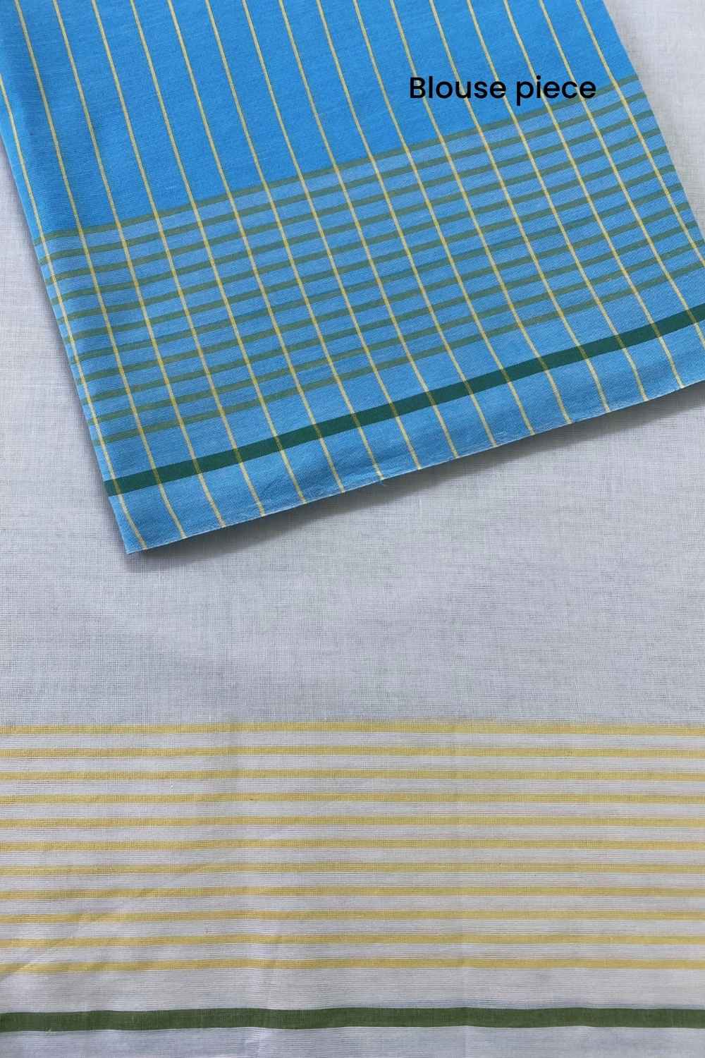 Sukoon - Handwoven Pure Mulmul Cotton Saree - Image 8